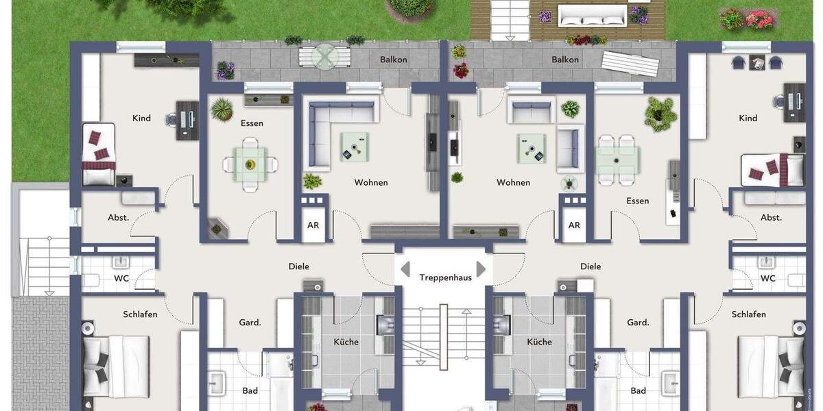 Mehrfamilienhaus, Wohnhaus Münster Geist - 2 Zimmer, 2.400.000&euro; | Angebot:25736091