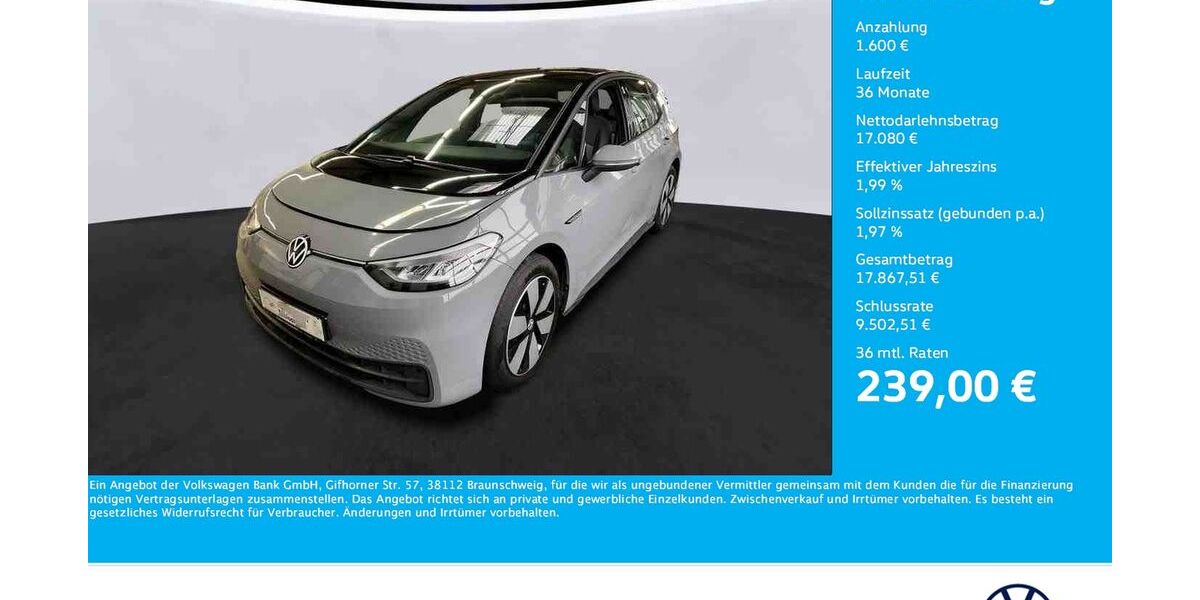 VW ID.3 29.324 km 18.542 &euro; Unna 59423