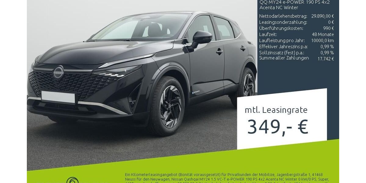 Nissan Qashqai 10.000 km 30.777 &euro; Münster - Amelsbüren 48163