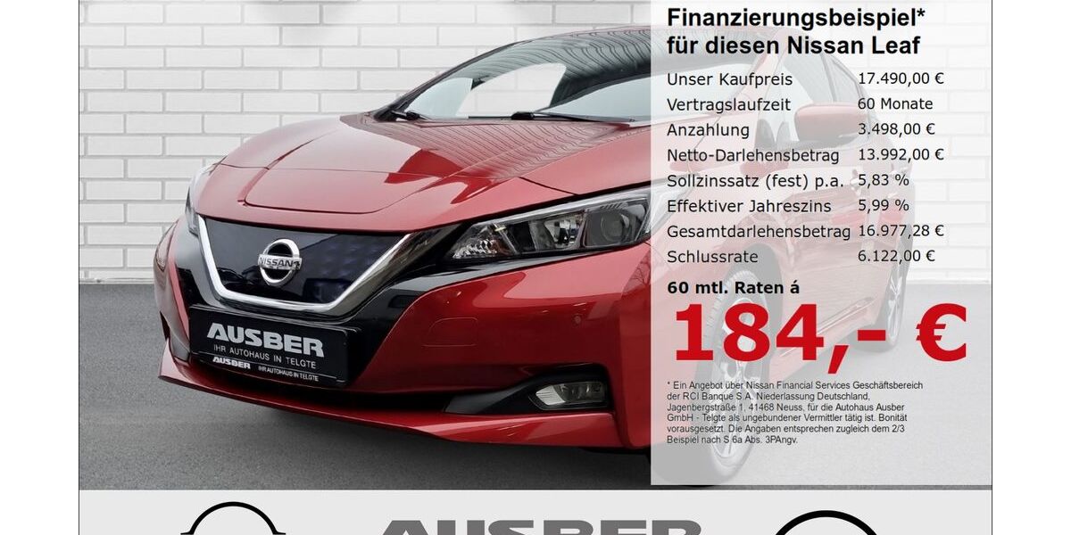 Nissan Leaf 58.249 km 17.490 &euro; Telgte 48291