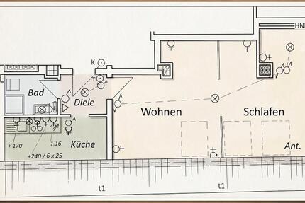 Wohnung Münster Erphoviertel - 2 Zimmer, 42 m&sup2;, 172.000&euro; | Angebot:26765840