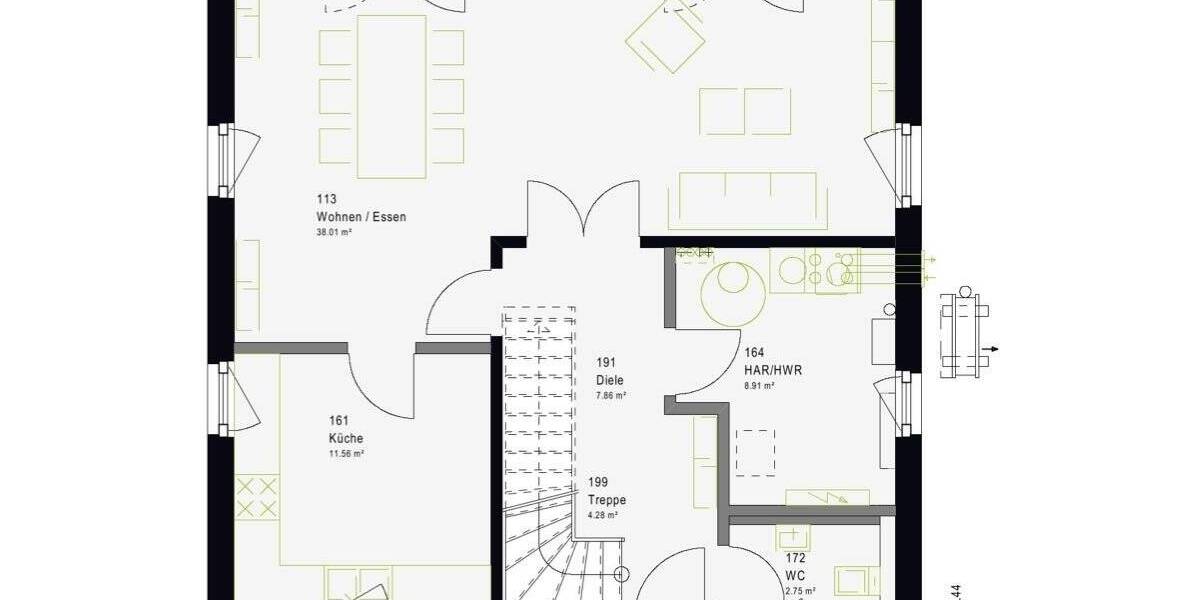 Einfamilienhaus Wadersloh Diestedde - 4 Zimmer, 135 m&sup2;, 399.550&euro; | Angebot:26806403