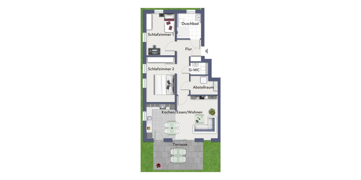 Etagenwohnung Münster Mecklenbeck - 3 Zimmer, 84 m&sup2;, 486.000&euro; | Angebot:26244658