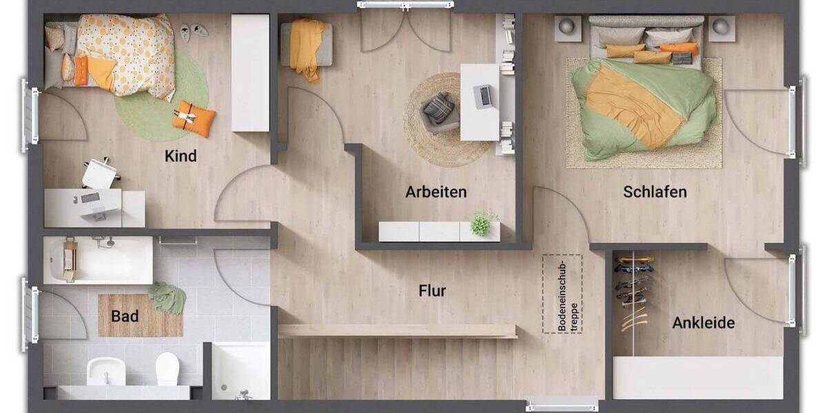 Einfamilienhaus Sendenhorst Albersloh - 4 Zimmer, 125 m&sup2;, 277.690&euro; | Angebot:25734149