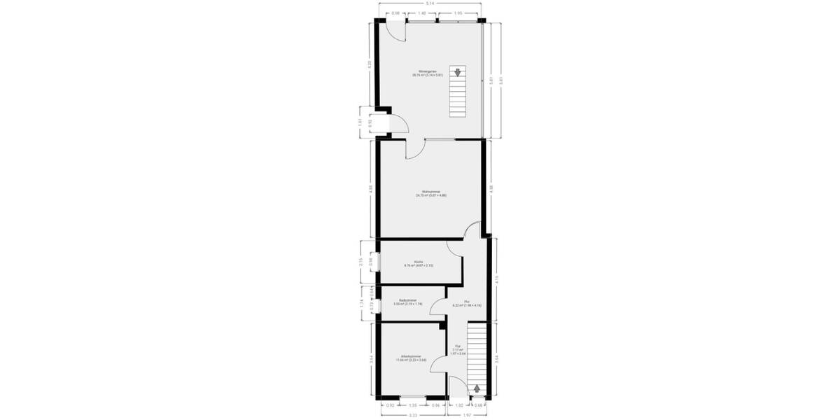 Doppelhaushälfte Hamm Heessen - 4 Zimmer, 100 m&sup2;, 210.000&euro; | Angebot:26157478