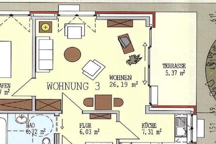 Wohnung Münster Gievenbeck - 3 Zimmer, 67 m&sup2;, 800&euro; | Angebot:25986773