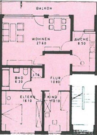 Etagenwohnung Münster Münster-Ost - 3 Zimmer, 87 m&sup2;, 236.500&euro; | Angebot:26846720
