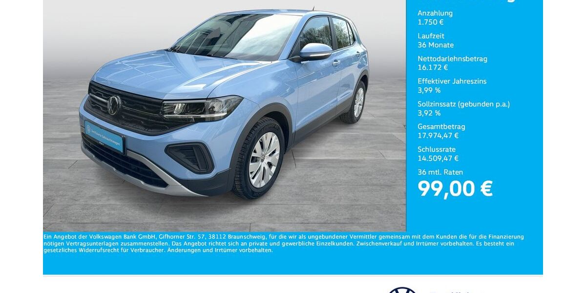 VW T-Cross 11.128 km 17.922 &euro; Unna 59423