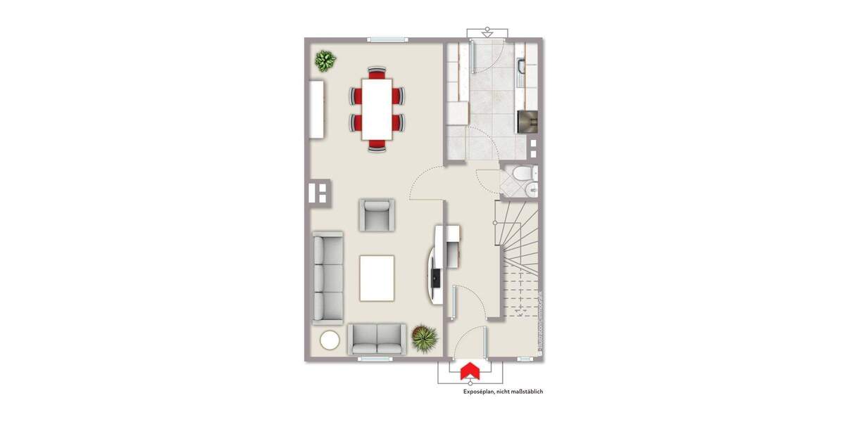 Doppelhaushälfte Münster Hiltrup - 3 Zimmer, 90 m&sup2;, 385.000&euro; | Angebot:25705756
