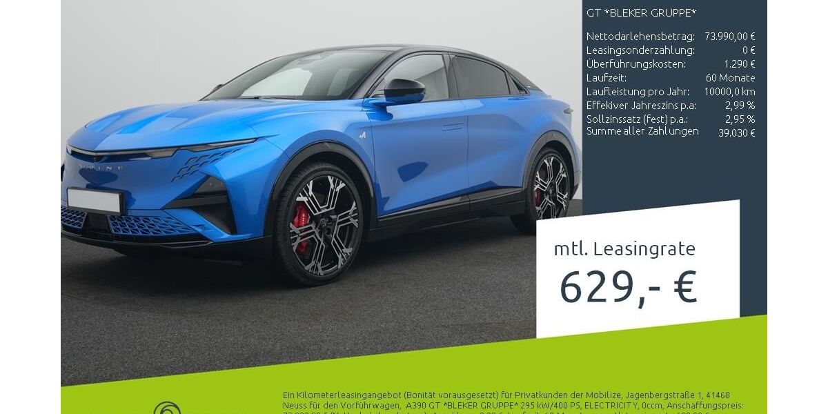 Alpine A390 7.000 km 72.270 &euro; Münster - Amelsbüren 48163