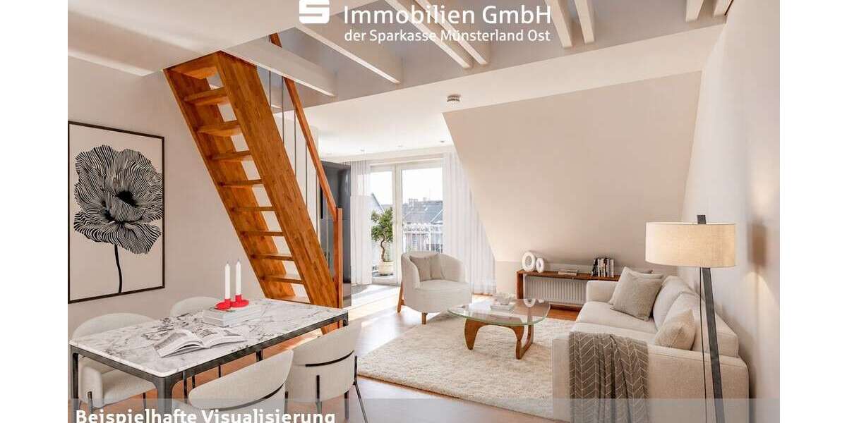 Etagenwohnung Münster Erphoviertel - 2.5 Zimmer, 70 m&sup2;, 445.000&euro; | Angebot:26906390