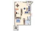 Erdgeschoßwohnung Everswinkel - 2 Zimmer, 80 m&sup2;, 890&euro; | Angebot:26170845