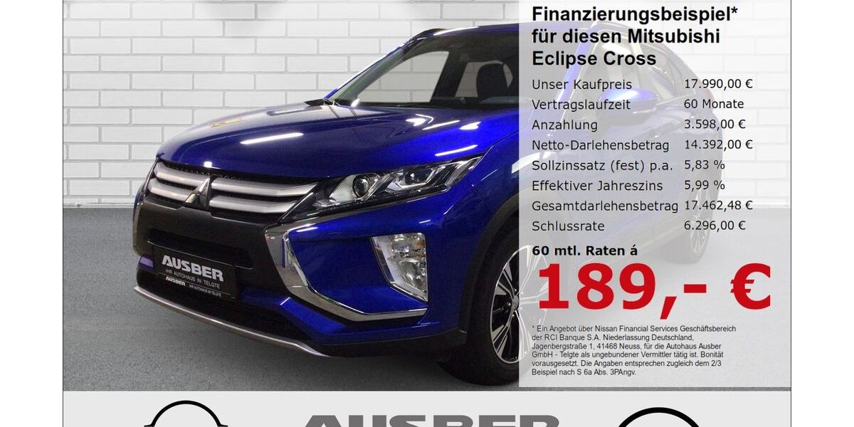 Mitsubishi Eclipse Cross 29.997 km 17.990 &euro; Telgte 48291