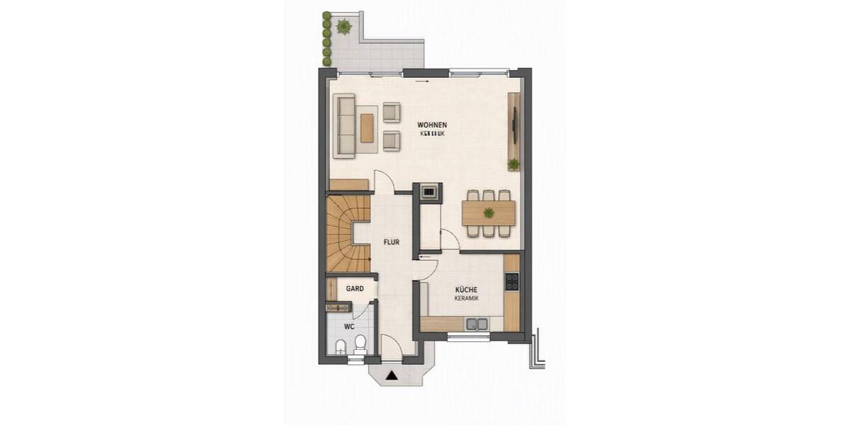 Reihenhaus Münster Berg Fidel - 6 Zimmer, 167 m&sup2;, 690.000&euro; | Angebot:27083241