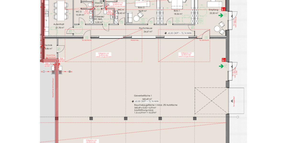 Gewerbeobjekt Warendorf - 2.600&euro; | Angebot:23229055