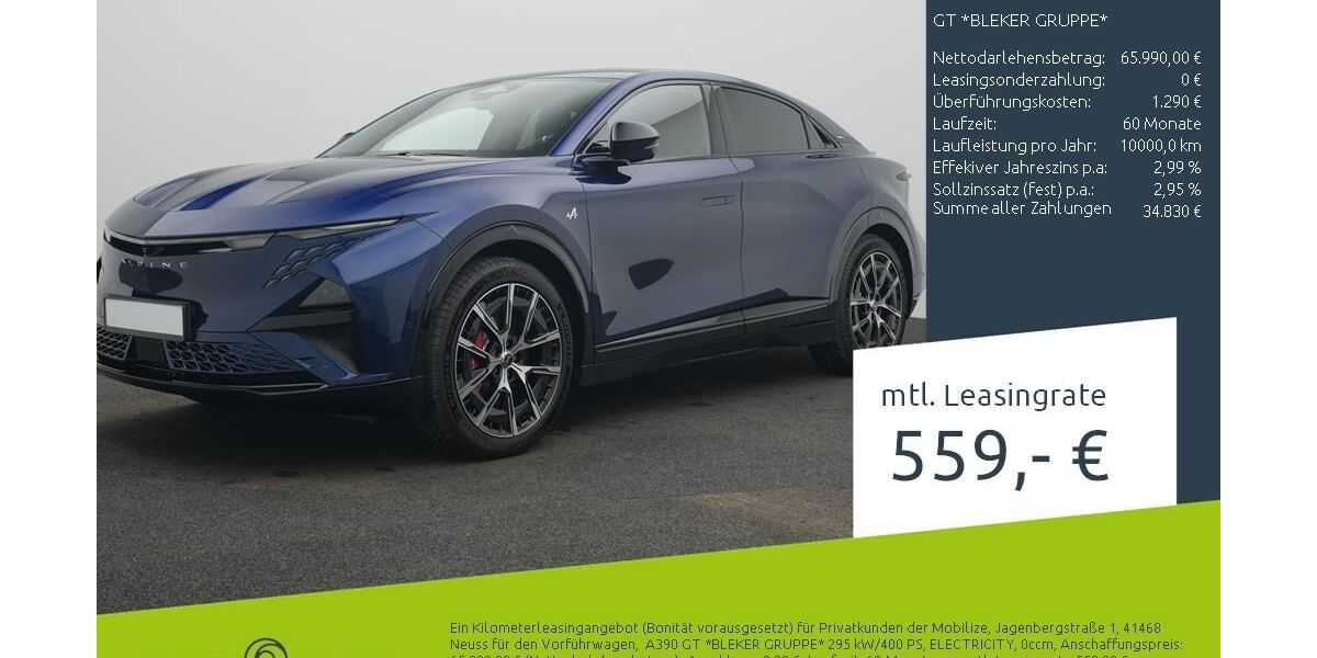 Alpine A390 3.250 km 65.990 &euro; Münster - Amelsbüren 48163