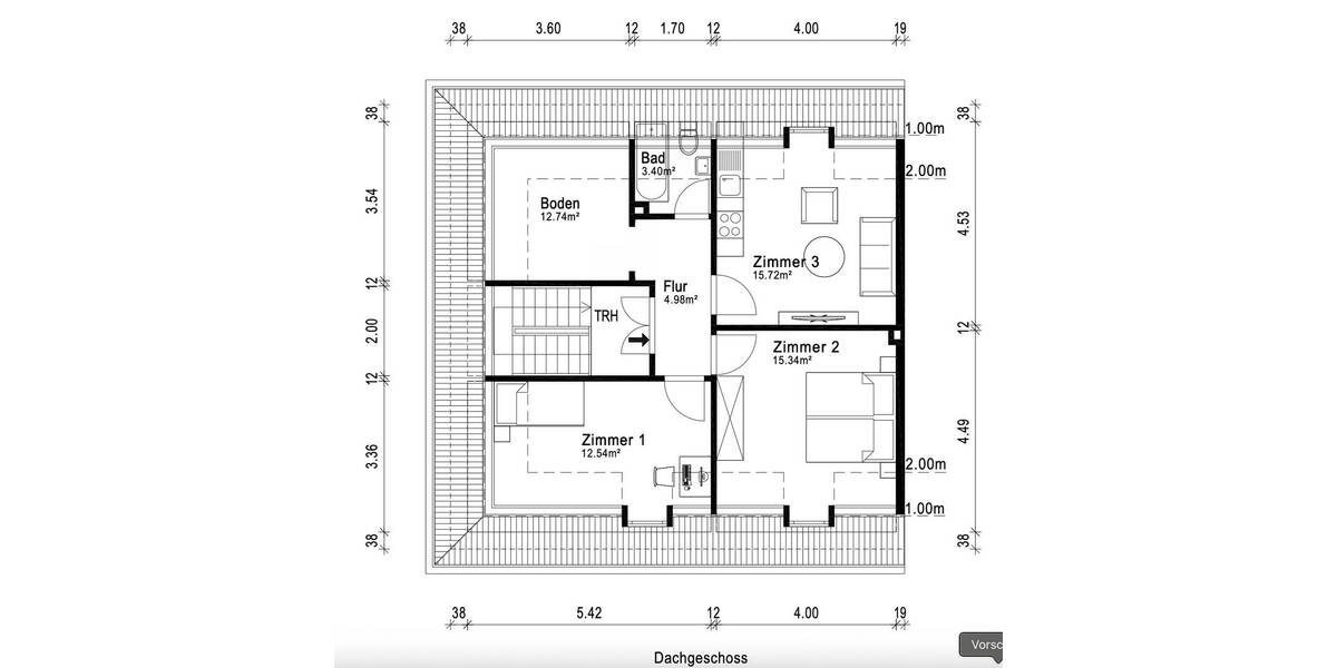 Etagenwohnung Hamm Hamm-Mitte - 3 Zimmer, 59 m&sup2;, 139.900&euro; | Angebot:26027033