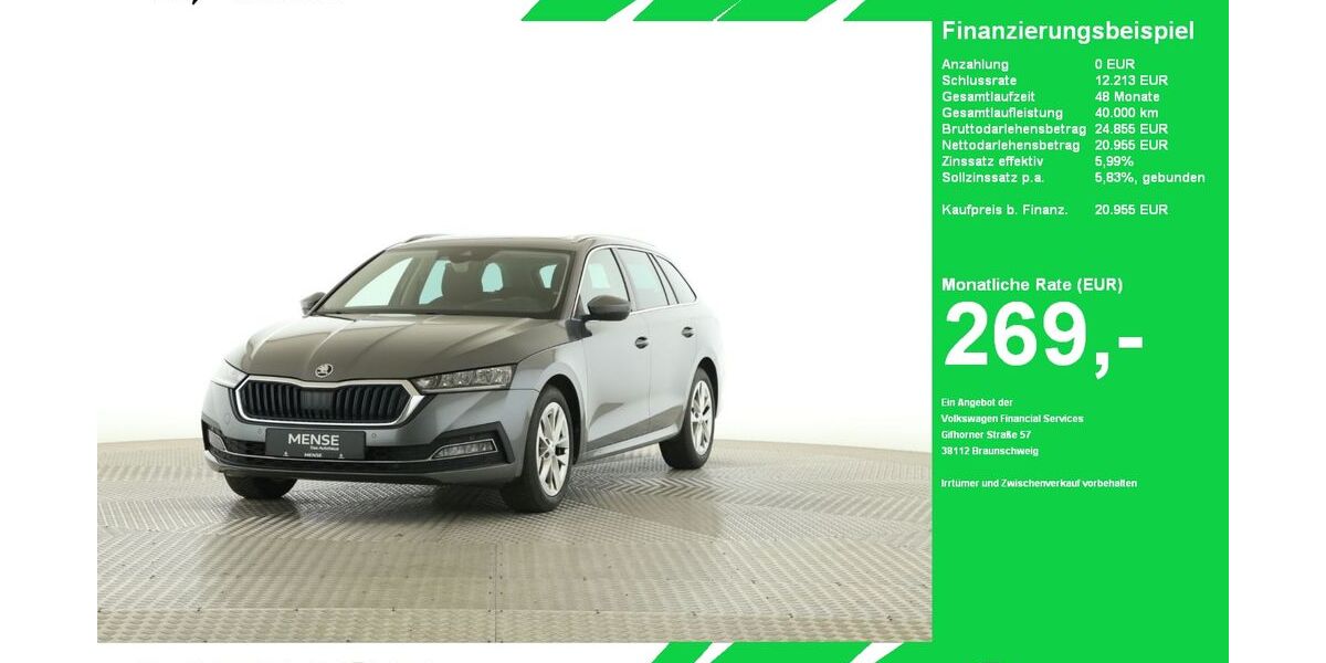 Skoda Octavia 123.372 km 20.955 &euro; Oelde (Stromberg) 59302