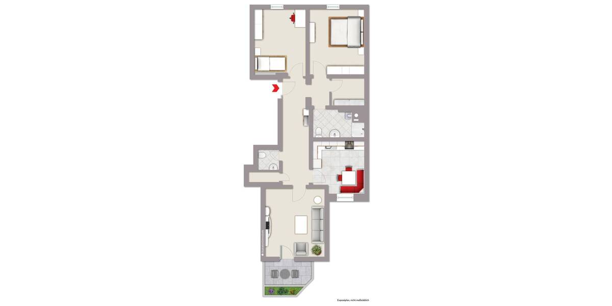 Etagenwohnung Münster Centrum - 3 Zimmer, 79 m&sup2;, 419.000&euro; | Angebot:26161818