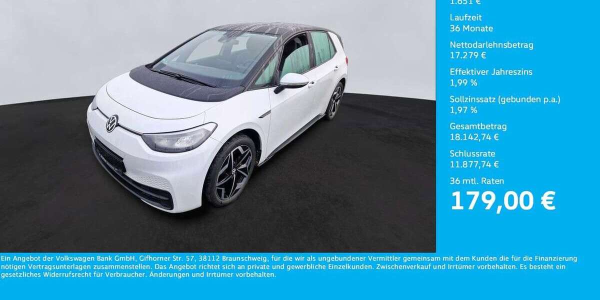 VW ID.3 39.652 km 18.930 &euro; Unna 59423