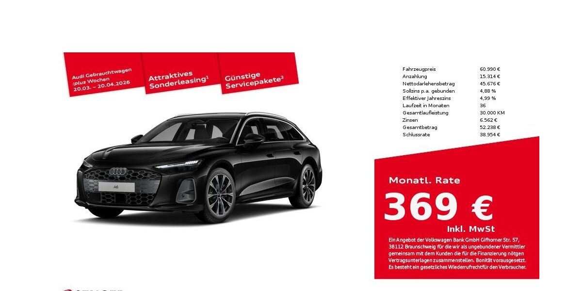 Audi A6 23.234 km 59.880 &euro; Münster 48153