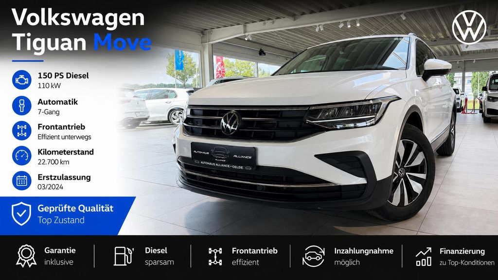 VW Tiguan 22.700 km 33.890 &euro; Oelde 59302