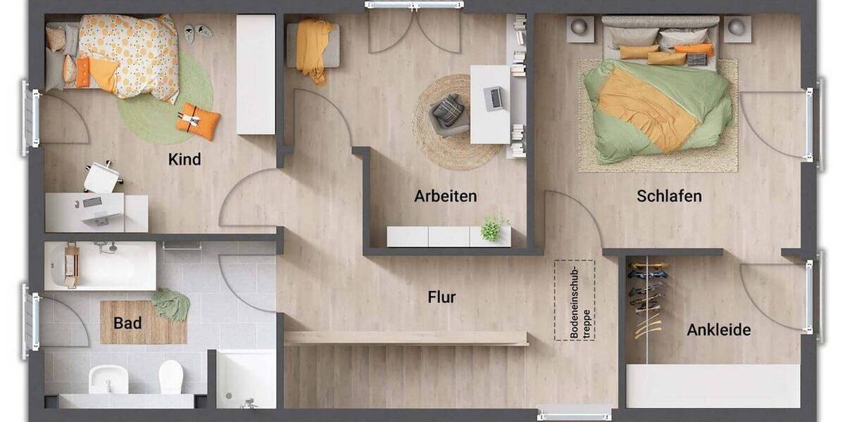 Einfamilienhaus Ahlen Innenstadt - 4 Zimmer, 125 m&sup2;, 286.690&euro; | Angebot:25681251