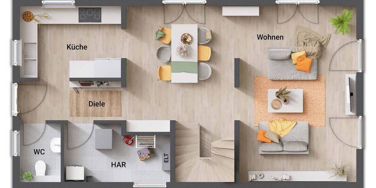 Einfamilienhaus Ahlen Innenstadt - 4 Zimmer, 125 m&sup2;, 286.690&euro; | Angebot:25681251