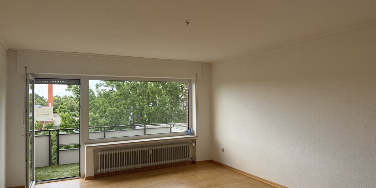 Wohnen am Koburger Weg: 2 Zimmer, EBK & zwei Balkone – befristet bis Mai 2027 - Dachgeschoßwohnung Münster Mitte-Nordost | Angebot:26864427