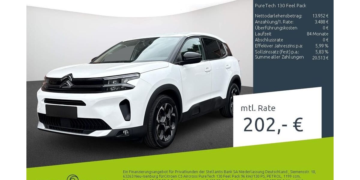 Citroen C5 Aircross 34.857 km 17.489 &euro; Münster - Amelsbüren 48163