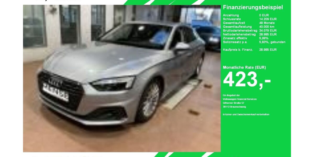 Audi A5 78.997 km 28.985 &euro; Oelde (Stromberg) 59302