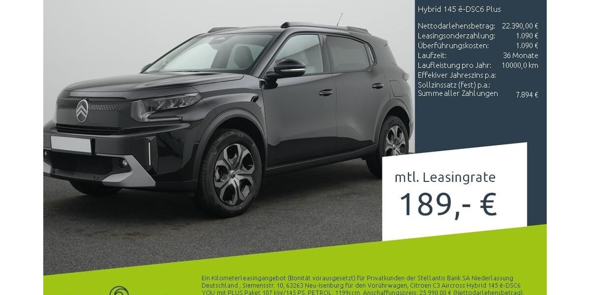 Citroen C3 Aircross 2.302 km 22.890 &euro; Münster - Amelsbüren 48163
