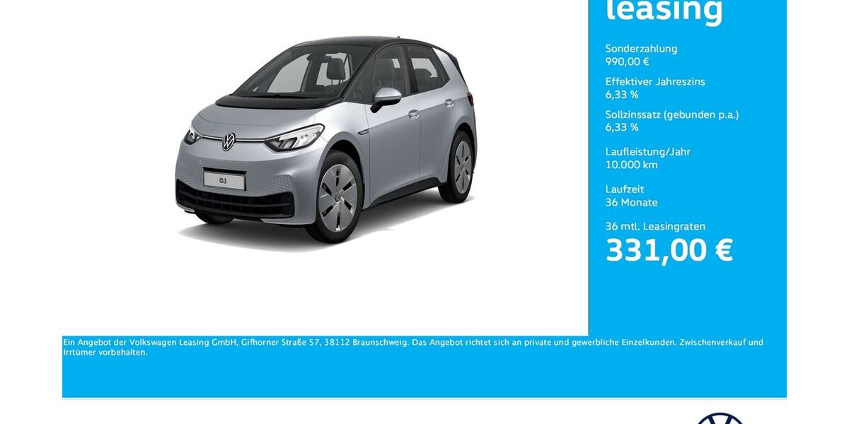 VW ID.3 25.969 km 23.048 &euro; Unna 59423