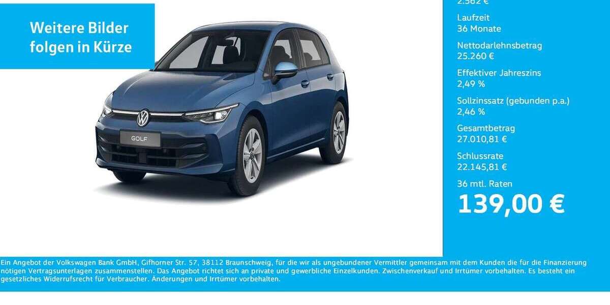 VW Golf 15.716 km 27.777 &euro; Unna 59423