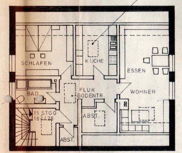 Dachgeschoßwohnung Warendorf - 3 Zimmer, 83 m&sup2;, 685&euro; | Angebot:26032975