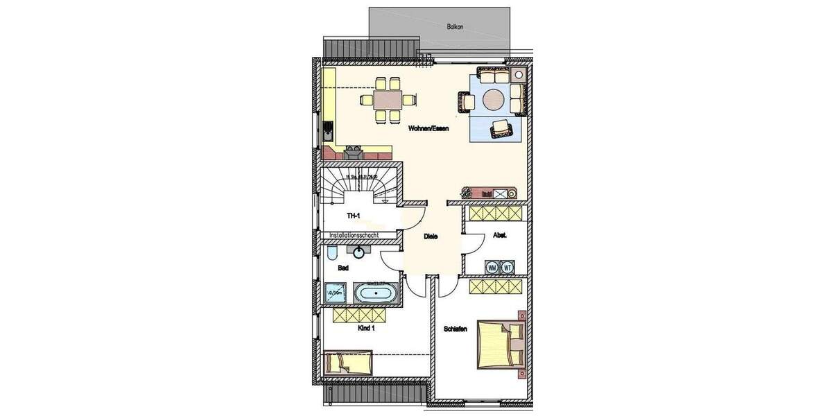 Etagenwohnung Everswinkel - 3 Zimmer, 101 m&sup2;, 354.000&euro; | Angebot:25724278