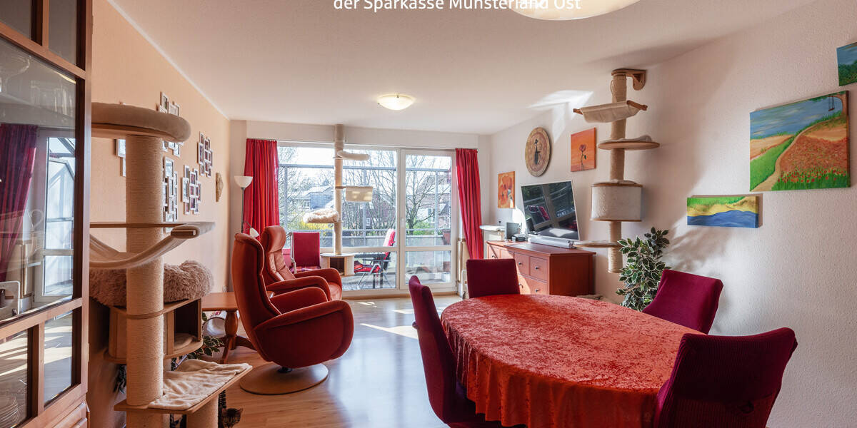 Etagenwohnung Münster / Mecklenbeck Mecklenbeck - 3 Zimmer, 78 m&sup2;, 362.000&euro; | Angebot:26161816