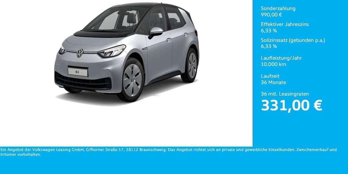 VW ID.3 25.969 km 22.915 &euro; Unna 59423