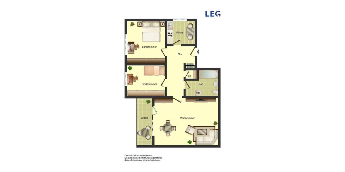 Etagenwohnung Bergkamen - 3.5 Zimmer, 78 m&sup2;, 539&euro; | Angebot:24730369