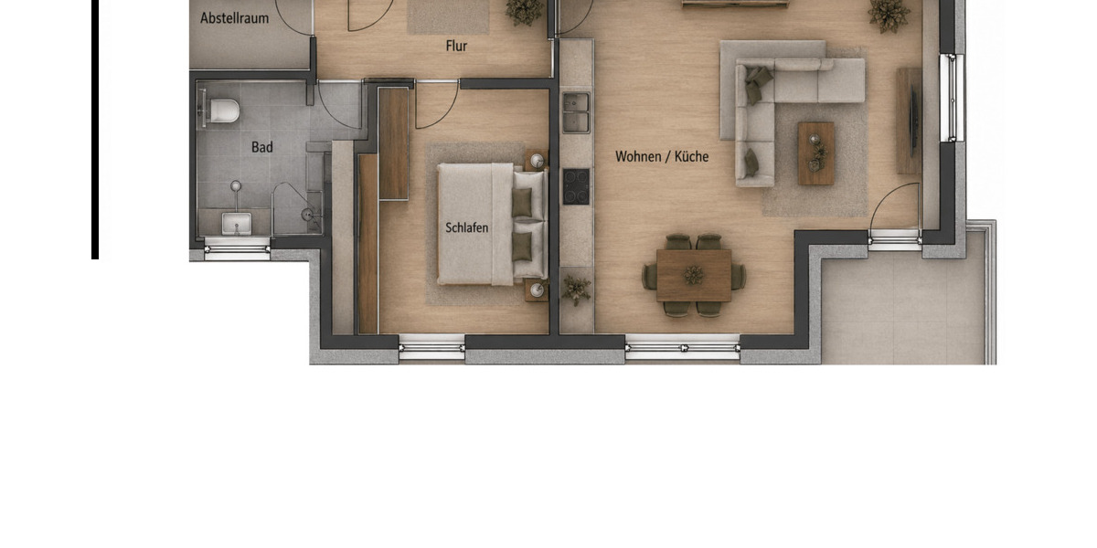 Etagenwohnung Welver Meyerich - 2 Zimmer, 74 m&sup2;, 291.900&euro; | Angebot:26570830