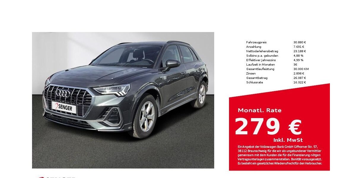 Audi Q3 74.977 km 30.880 &euro; Münster 48153