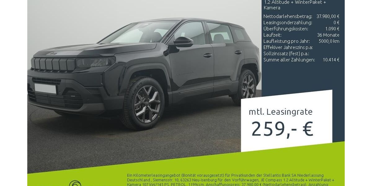 Jeep Compass 2.500 km 37.250 &euro; Münster - Amelsbüren 48163