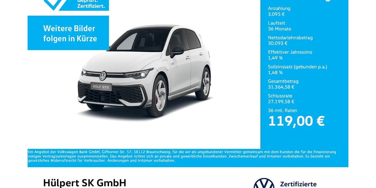 VW Golf 9.997 km 33.188 &euro; Bergkamen 59192