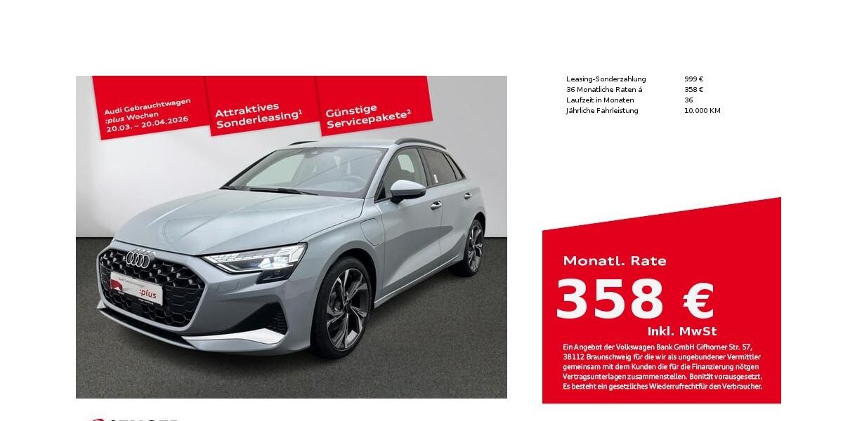 Audi A3 9.622 km 38.880 &euro; Münster 48153