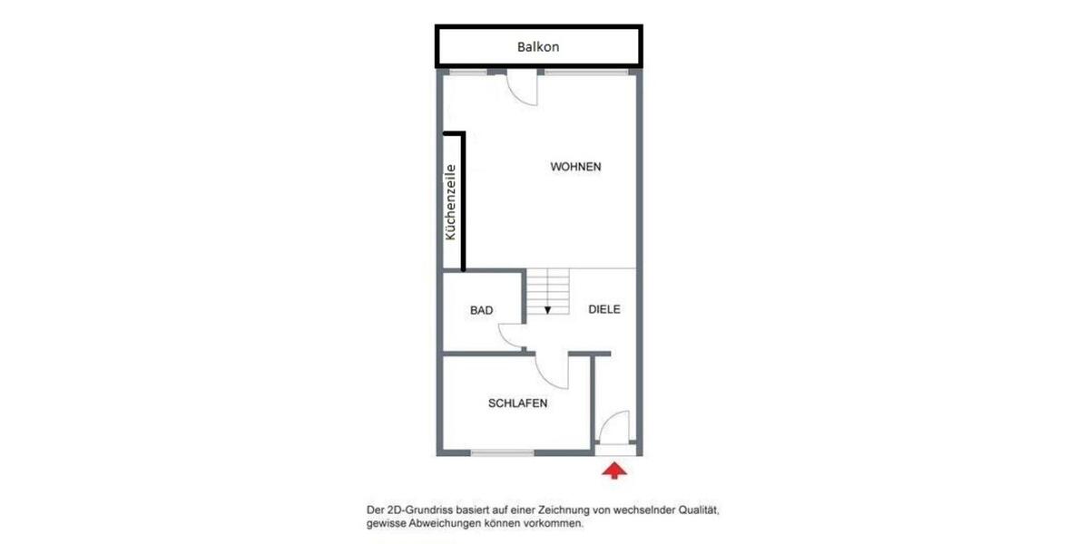 Etagenwohnung Münster Münster-Ost - 2 Zimmer, 76 m&sup2;, 760&euro; | Angebot:24854730