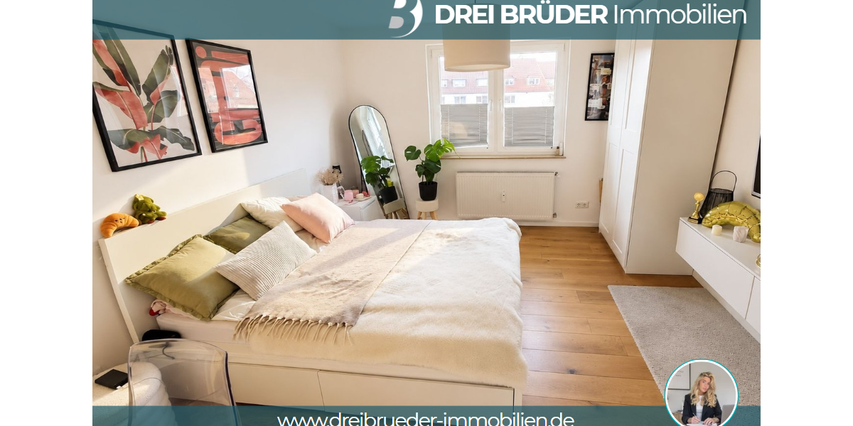 Etagenwohnung Münster Mitte-Süd - 3 Zimmer, 70 m&sup2;, 250.000&euro; | Angebot:24732584
