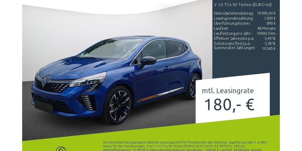 Renault Clio 7.500 km 15.840 &euro; Münster - Amelsbüren 48163