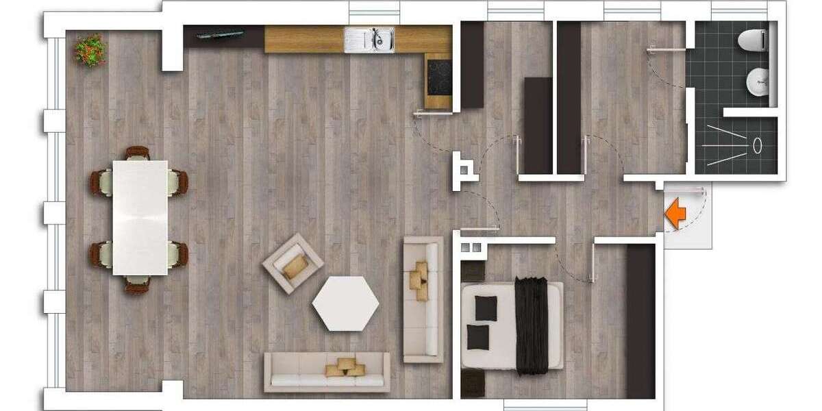 Etagenwohnung Warendorf - 2 Zimmer, 108 m&sup2;, 670&euro; | Angebot:26363040