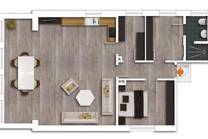 Wohnung Warendorf - 2 Zimmer, 108 m&sup2;, 670&euro; | Angebot:26363040