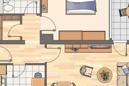 Wohnung Unna - 2 Zimmer, 60 m&sup2;, 459&euro; | Angebot:26098302